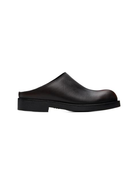 MM6 Maison Margiela Brown Slipper Loafers