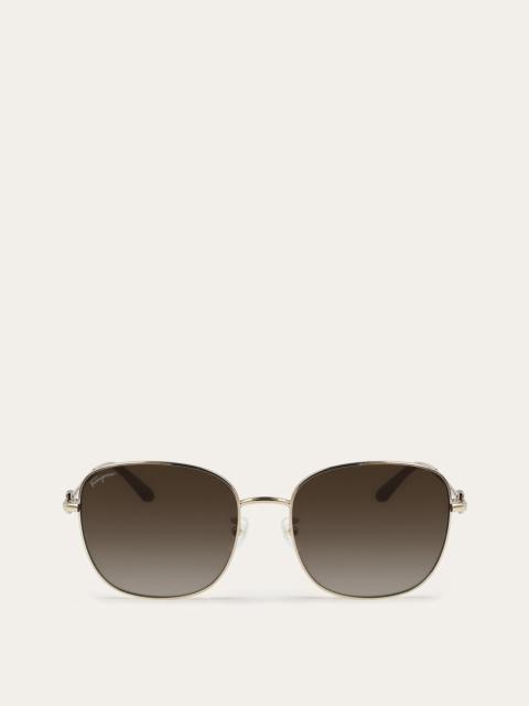 FERRAGAMO Square frame sunglasses