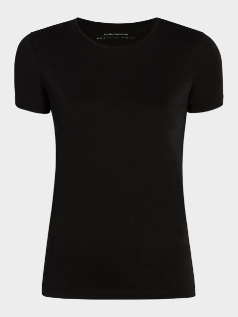 Another Tomorrow Crew-Neck Cotton Tee