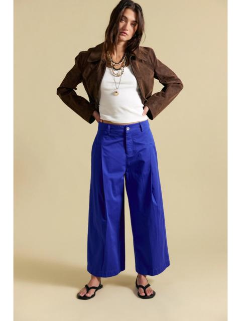 FREE PEOPLE Silverlake Wide-Leg Chino Trousers