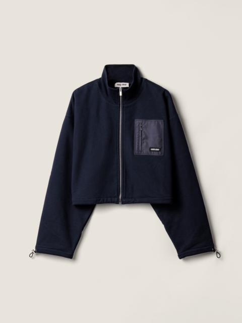 Miu Miu Zippered fleece jacket