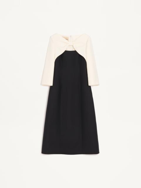 Valentino CREPE COUTURE MIDI DRESS