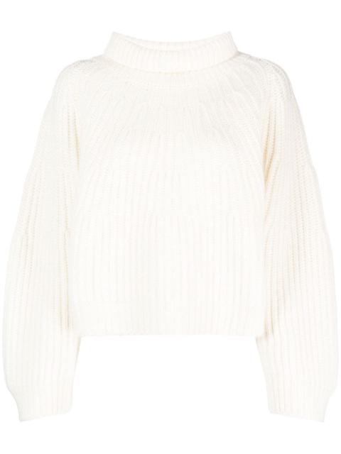 FABIANA FILIPPI chunky-ribbed roll-neck jumper