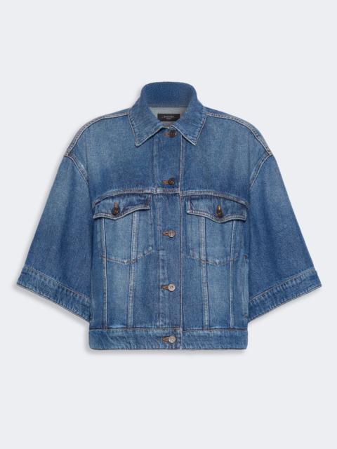 WEEKEND Max Mara LIUTI Cotton denim jacket - NAVY