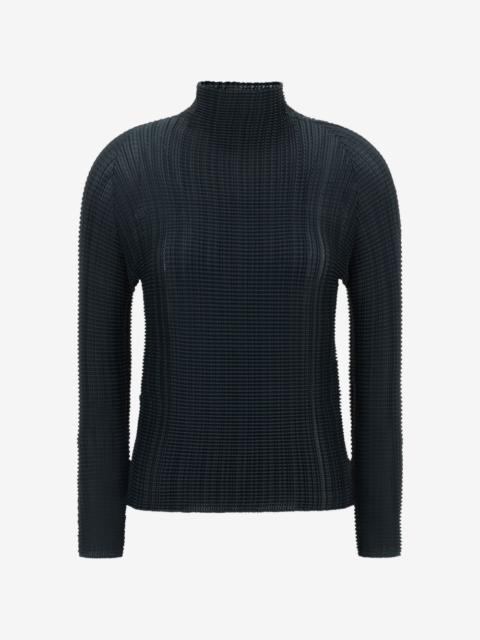 ISSEY MIYAKE Wooly Pleats-68 pleated blouse