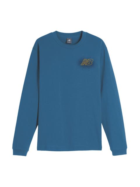 New Balance Men's Spray Paint Long Sleeve Shirt