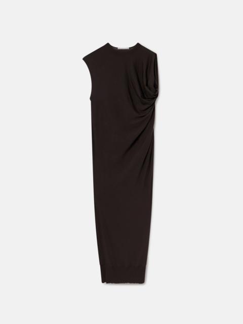 Stella McCartney Asymmetric Draped Maxi Dress