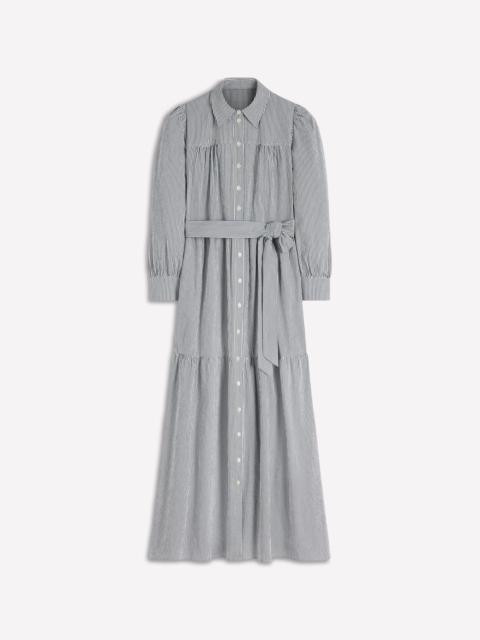 BODEN Ellie Cotton Maxi Shirt Dress-Texture Stripe