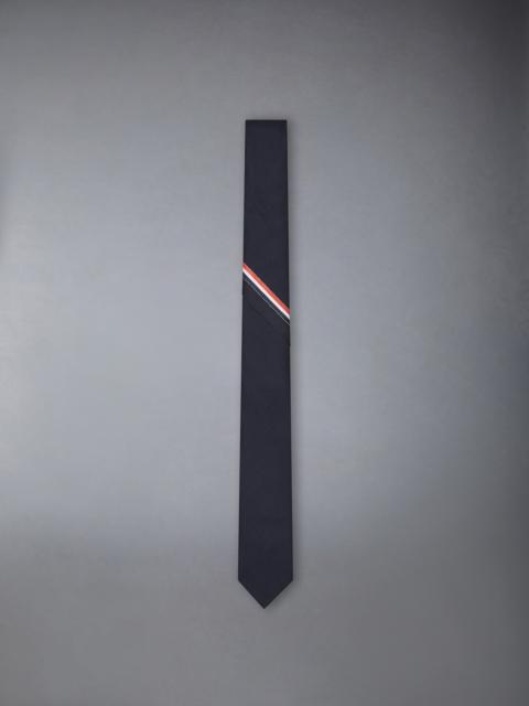 Thom Browne TWILL WOOL STRIPE SELVEDGE TIE