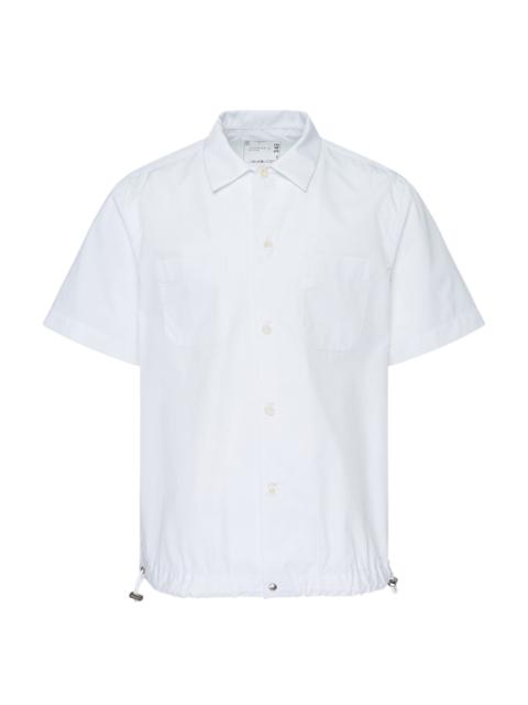 sacai Cotton Poplin Short Sleeve Shirt