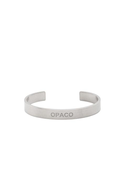 MM6 Maison Margiela Numeric engraved cuff bracelet