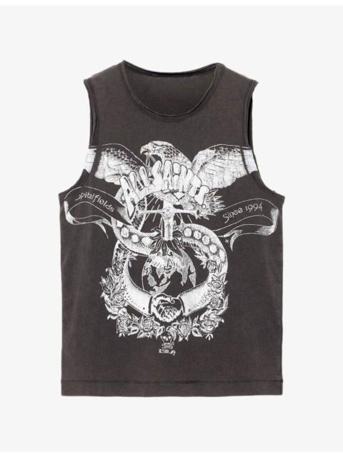 ALLSAINTS Emblems Jenny Graphic-Print Cotton Tank