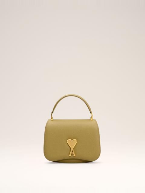 AMI Paris YELLOW LEATHER TOP HANDLE PARIS PARIS BAG