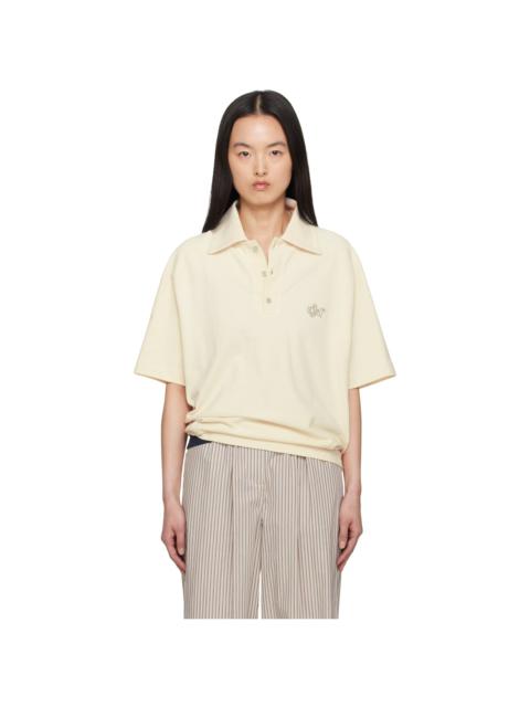 SERAPIS Yellow Sailor Short Sleeve Polo