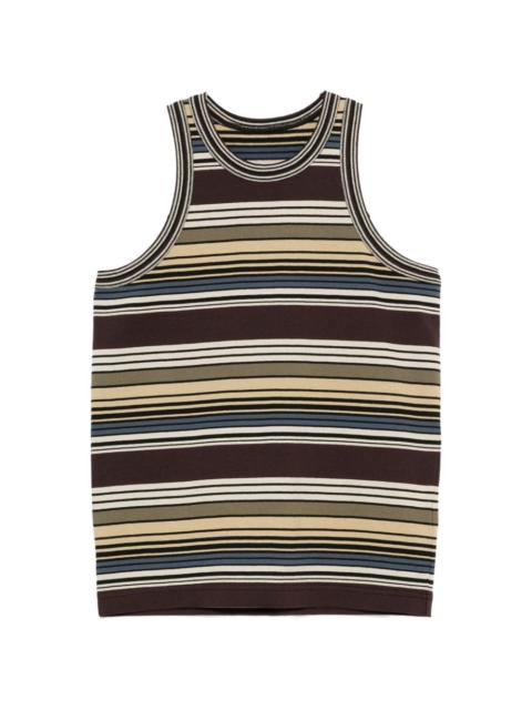 sacai striped tank top