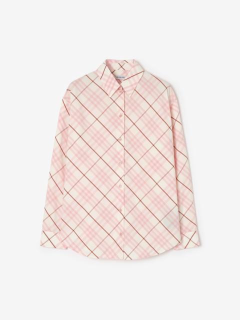 Burberry Relaxed Fit Check Cotton Shirt