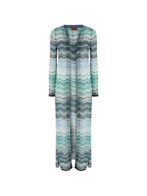 Missoni chevron long cardigan