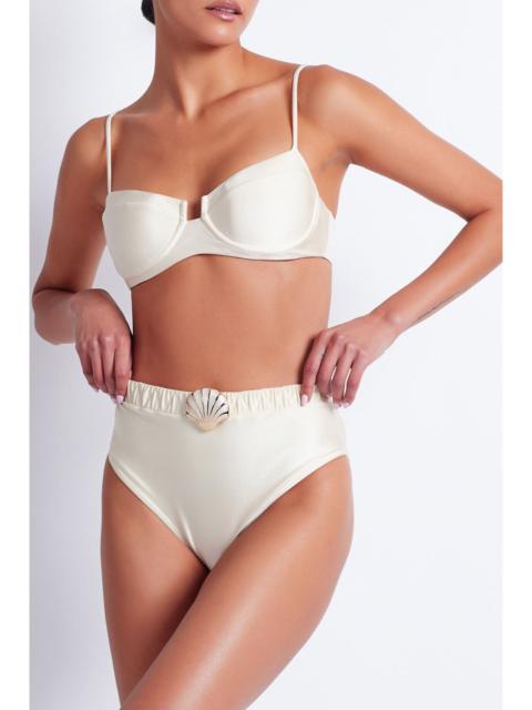 PatBO SEASHELL HIGH CUT BIKINI BOTTOM