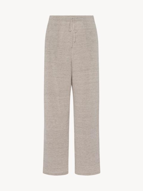 The Row Russel Pant in Cotton and Linen