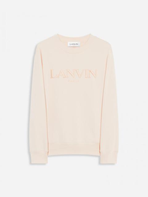 Lanvin LANVIN PARIS EMBROIDERED SWEATSHIRT