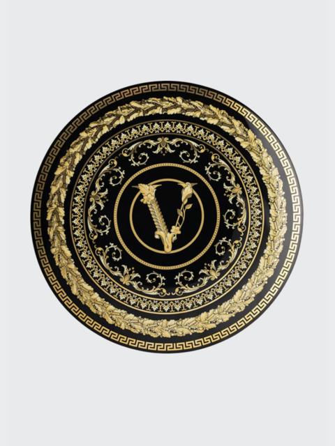 VERSACE Virtus Gala Black Bread & Butter Plate