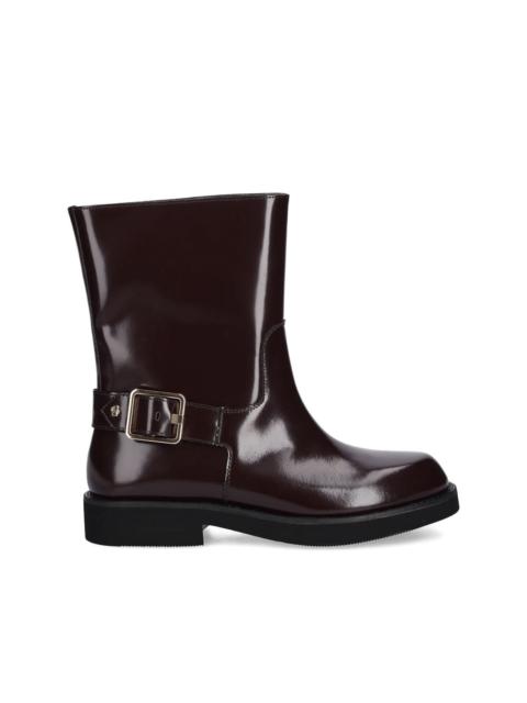 BOSS buckle-strap boots