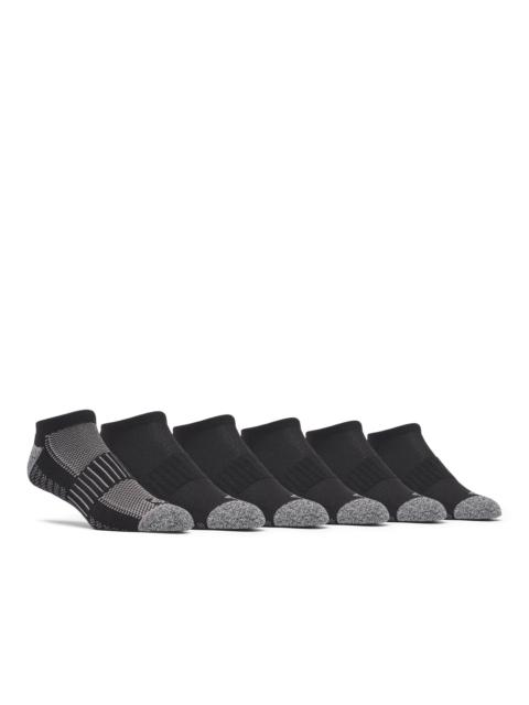 Columbia Men's No-Show With Pique Footbed Socks - 6 Pack