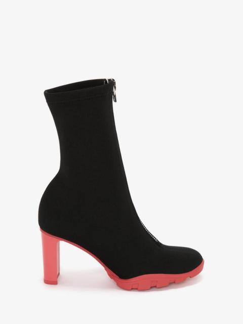 Alexander McQueen Slim Tread Boot in Coral