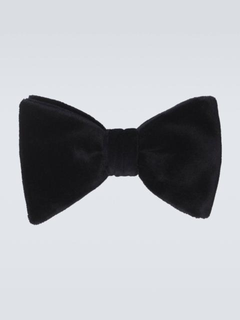 Ralph Lauren Cotton velvet bow tie