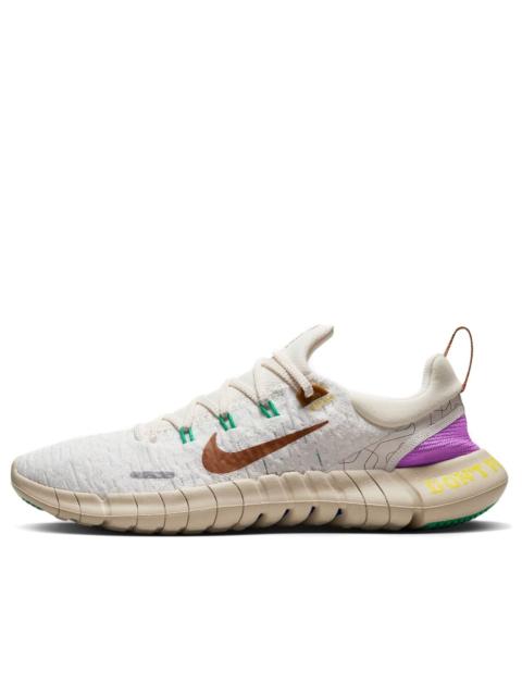 Nike Nike Free Run 5.0 Next Nature PRM Moving Company - Sail Ale Brown DZ3191-100