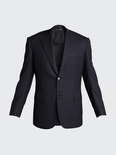 Men's Tonal Stripe Two-Piece Suit
