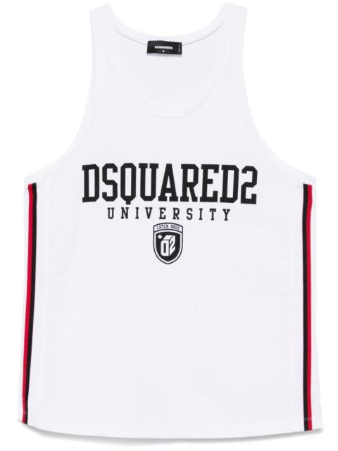 DSQUARED2 logo-print tank top