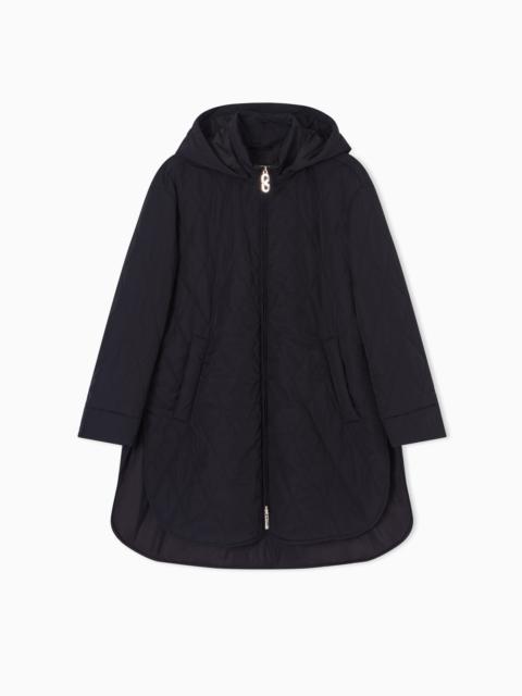 EMPORIO ARMANI LUNAR NEW YEAR QUILTED NYLON TAFFETA PARKA