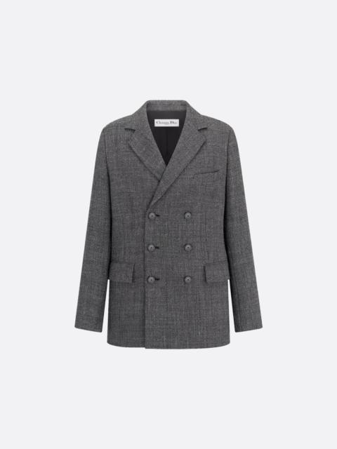 Dior Belted Jacket with Removable Scarf | REVERSIBLE
