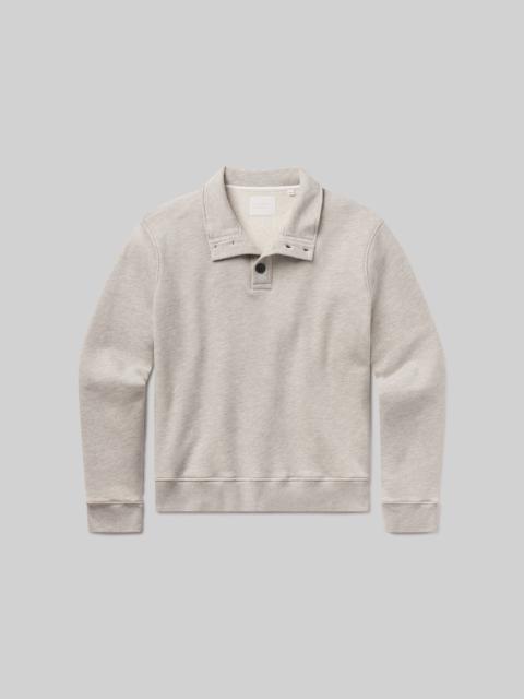 Citizens of Humanity Half Button Pullover In Heather Grey