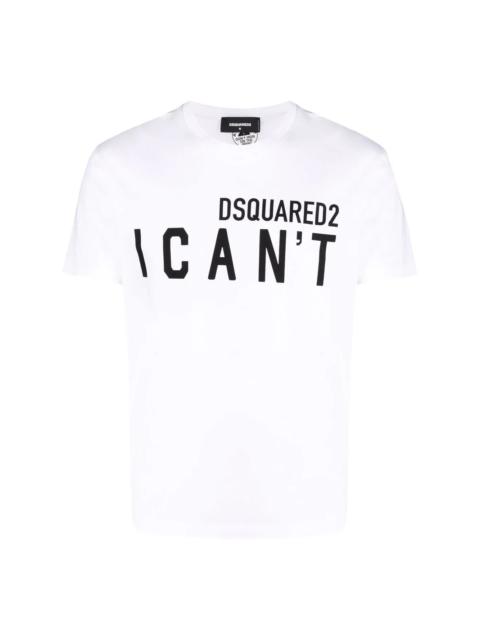DSQUARED2 I can't logo T-shirt