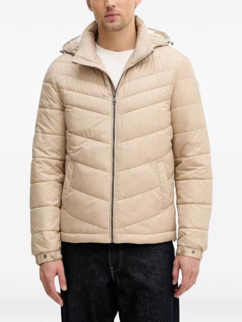 GUESS USA hooded quilted jacket