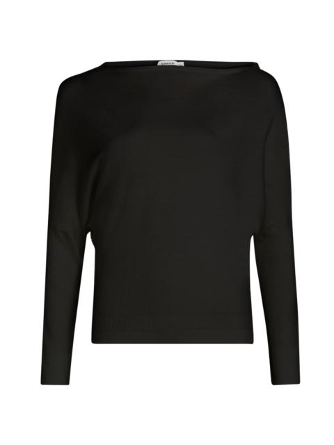 SIMKHAI Women's Lavina Wool-Blend Off-the-Shoulder Sweater - Black