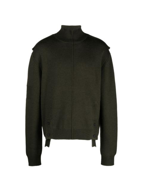 A-COLD-WALL* Utility high-neck jumper