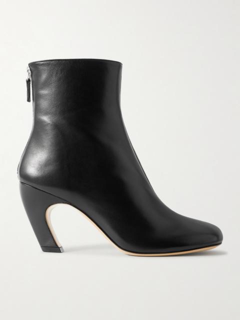 LE MONDE BÉRYL Mica 80 Glove Leather Ankle Boots