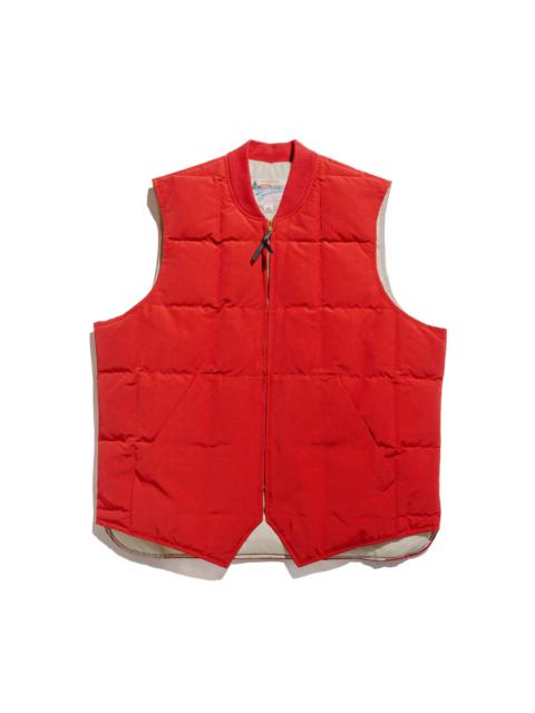 MJ24110 Cotton/Nylon Down Vest Red