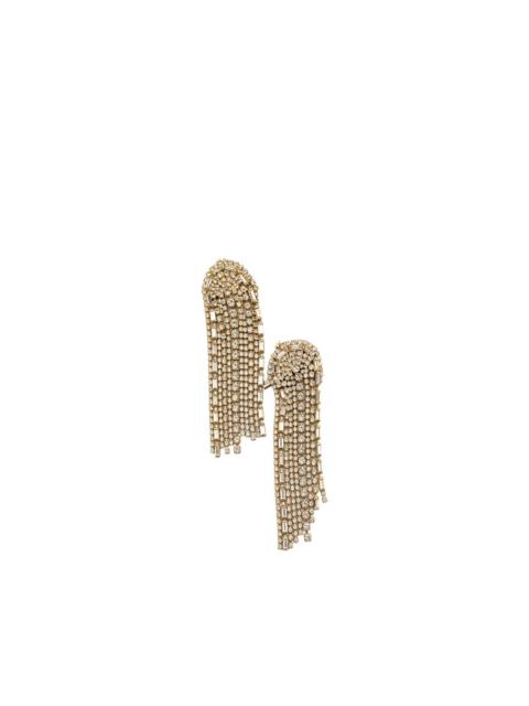 Rosantica crystal-embellished fringed earrings