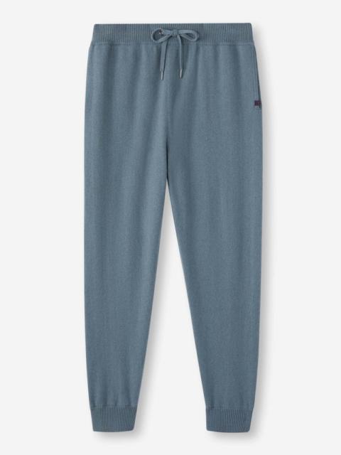 Derek Rose Men's Track Pants Finley Cashmere Teal