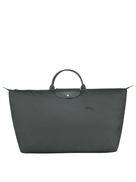 Le Pliage Green M Travel bag Graphite - Recycled canvas