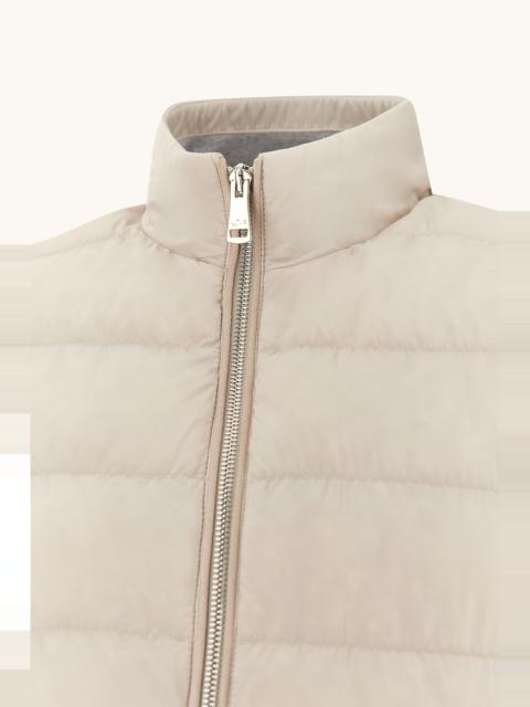 Paul & Shark TECHNICAL ULTRALIGHT DOWN GILET WITH ALCANTARA® DETAILS
