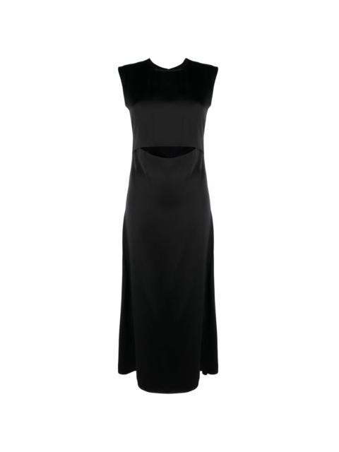 Loulou de Saison Copan satin midi dress