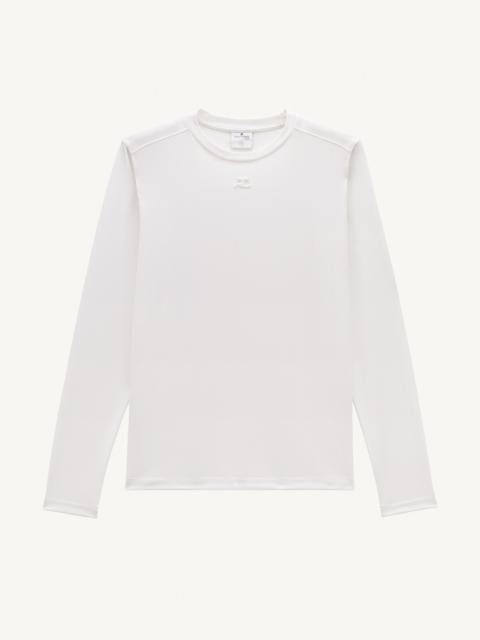 courrèges JERSEY LONG SLEEVES T-SHIRT