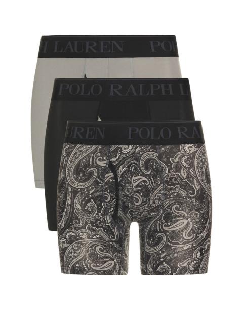 Polo Ralph Lauren 4D Flex Cooling Microfiber Boxer Brief 3 Pack