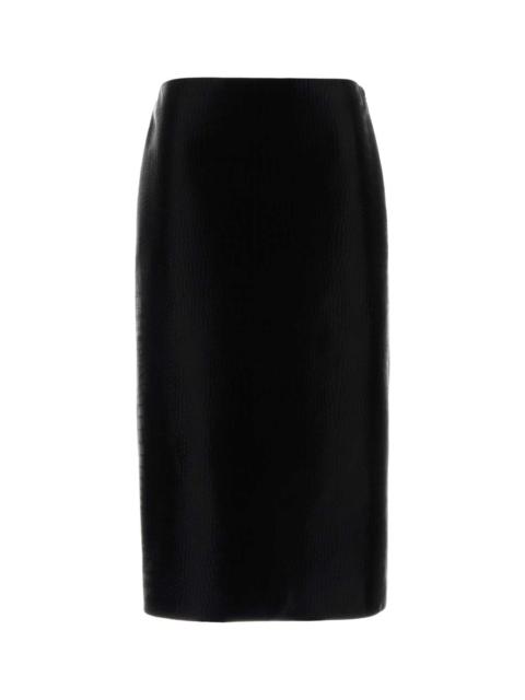 GUCCI Gucci Lamb Skin Skirt — Black