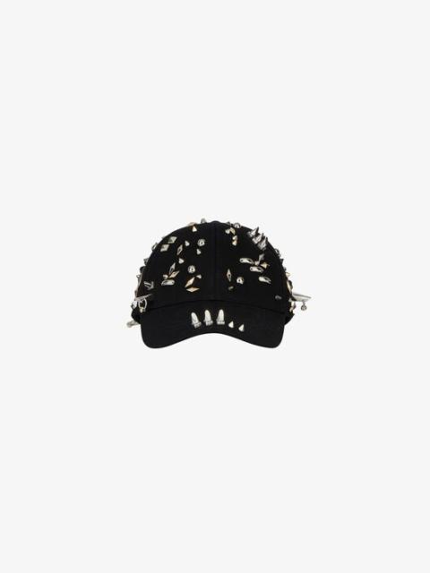 Givenchy CAP IN CANVAS WITH STUDS